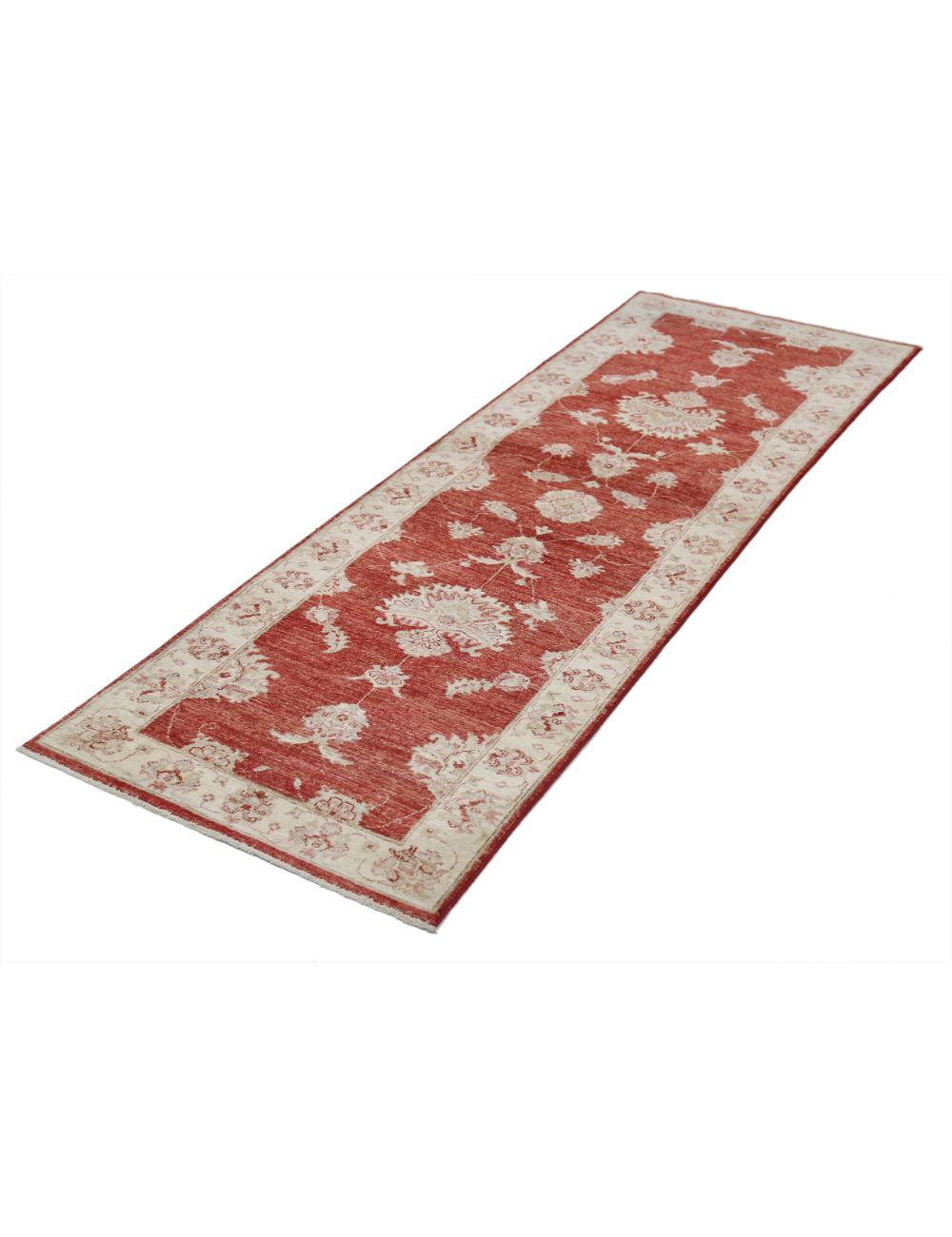 Ziegler 2' 7" X 7' 10" Hand-Knotted Wool Rug 2' 7" X 7' 10" (79 X 239) / Red / Ivory