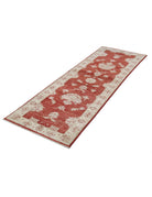 Ziegler 2' 7" X 7' 10" Hand-Knotted Wool Rug 2' 7" X 7' 10" (79 X 239) / Red / Ivory