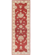 Ziegler 2' 7" X 7' 10" Hand-Knotted Wool Rug 2' 7" X 7' 10" (79 X 239) / Red / Ivory