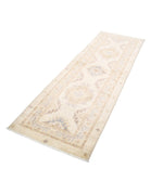 Ziegler 2' 8" X 8' 0" Hand-Knotted Wool Rug 2' 8" X 8' 0" (81 X 244) / Ivory / Rust