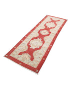 Ziegler 2' 8" X 7' 9" Hand-Knotted Wool Rug 2' 8" X 7' 9" (81 X 236) / Red / Ivory