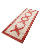 Ziegler 2' 10" X 10' 7" Hand-Knotted Wool Rug 2' 10" X 10' 7" (86 X 323) / Red / Ivory