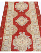 Ziegler 2' 10" X 10' 7" Hand-Knotted Wool Rug 2' 10" X 10' 7" (86 X 323) / Red / Ivory