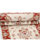 Ziegler 2' 5" X 7' 10" Hand-Knotted Wool Rug 2' 5" X 7' 10" (74 X 239) / Red / Ivory