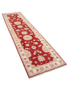 Ziegler 2' 9" X 10' 1" Hand-Knotted Wool Rug 2' 9" X 10' 1" (84 X 307) / Red / Ivory