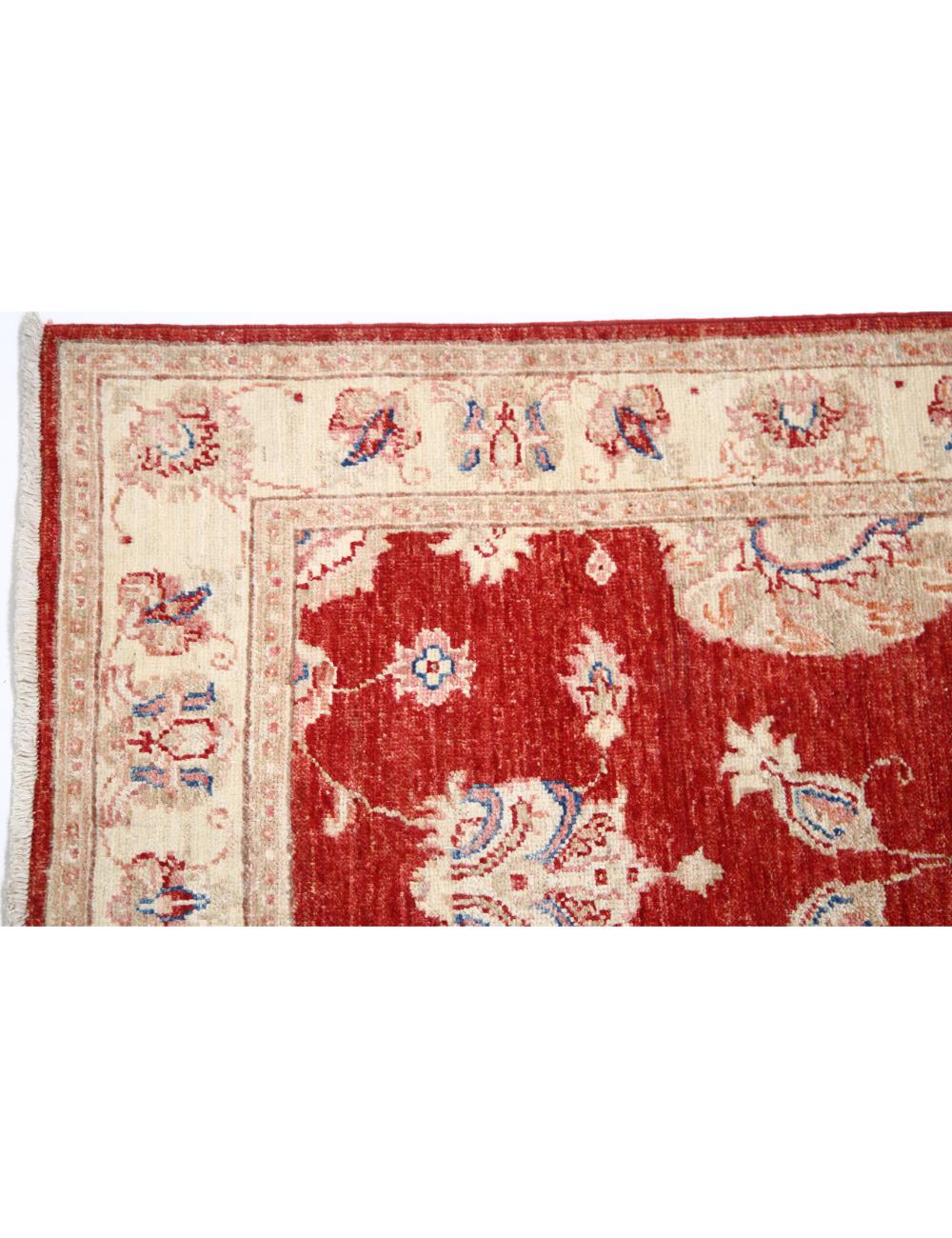 Ziegler 2' 9" X 10' 1" Hand-Knotted Wool Rug 2' 9" X 10' 1" (84 X 307) / Red / Ivory