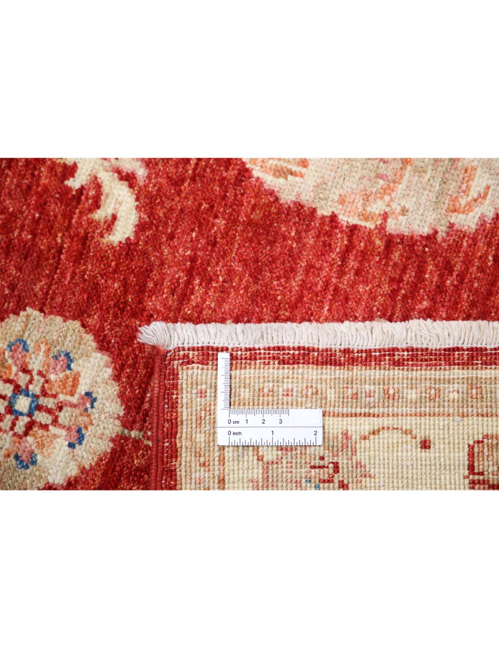 Ziegler 2' 9" X 10' 1" Hand-Knotted Wool Rug 2' 9" X 10' 1" (84 X 307) / Red / Ivory