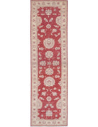 Ziegler 2' 9" X 10' 1" Hand-Knotted Wool Rug 2' 9" X 10' 1" (84 X 307) / Red / Ivory