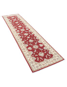 Ziegler 2' 7" X 9' 8" Hand-Knotted Wool Rug 2' 7" X 9' 8" (79 X 295) / Red / Ivory