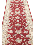 Ziegler 2' 7" X 9' 8" Hand-Knotted Wool Rug 2' 7" X 9' 8" (79 X 295) / Red / Ivory