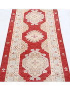 Ziegler 2' 7" X 7' 7" Hand-Knotted Wool Rug 2' 7" X 7' 7" (79 X 231) / Red / Ivory