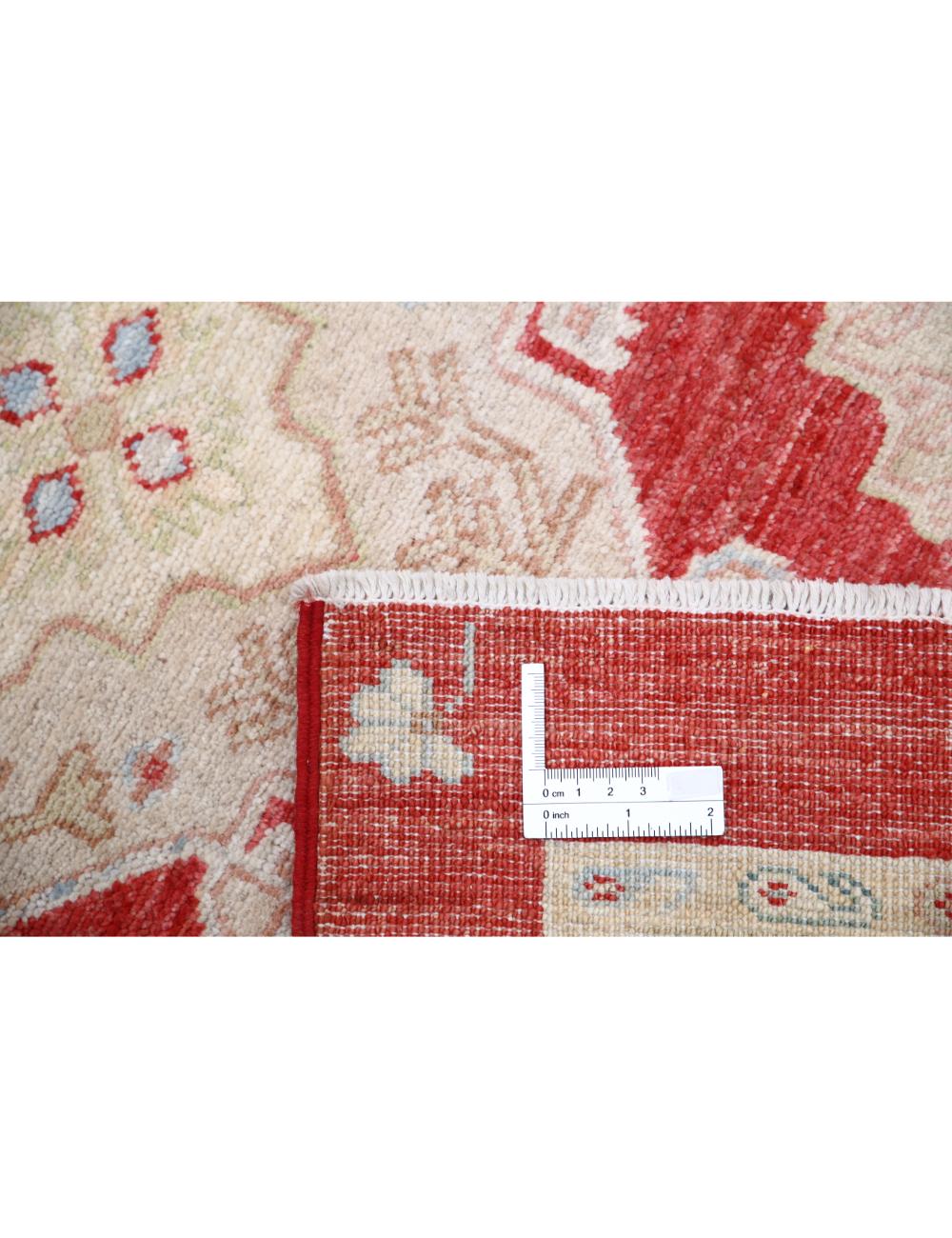 Ziegler 2' 7" X 7' 7" Hand-Knotted Wool Rug 2' 7" X 7' 7" (79 X 231) / Red / Ivory