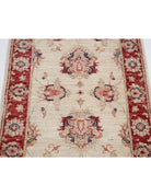 Ziegler 1' 11" X 2' 11" Hand-Knotted Wool Rug 1' 11" X 2' 11" (58 X 89) / Ivory / Red