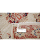 Ziegler 1' 11" X 2' 11" Hand-Knotted Wool Rug 1' 11" X 2' 11" (58 X 89) / Ivory / Red