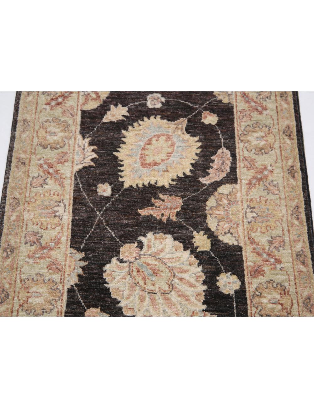 Ziegler 2' 1" X 3' 1" Hand-Knotted Wool Rug 2' 1" X 3' 1" (64 X 94) / Brown / Ivory