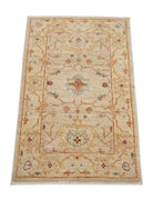 Ziegler 2' 0" X 3' 1" Hand-Knotted Wool Rug 2' 0" X 3' 1" (61 X 94) / Taupe / Ivory