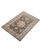 Ziegler 2' 0" X 2' 11" Hand-Knotted Wool Rug 2' 0" X 2' 11" (61 X 89) / Green / Grey