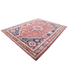 Ziegler 9'1'' X 11'7'' Hand-Knotted Wool Rug 9'1'' x 11'7'' (273 X 348) / Red / Blue