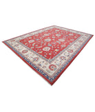 Ziegler 10'1'' X 13'3'' Hand-Knotted Wool Rug 10'1'' x 13'3'' (303 X 398) / Red / Ivory