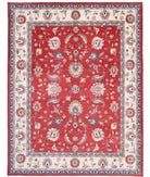 Ziegler 10'1'' X 13'3'' Hand-Knotted Wool Rug 10'1'' x 13'3'' (303 X 398) / Red / Ivory