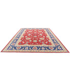 Ziegler 10'1'' X 13'2'' Hand-Knotted Wool Rug 10'1'' x 13'2'' (303 X 395) / Red / Blue