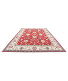 Ziegler 9'7'' X 13'7'' Hand-Knotted Wool Rug 9'7'' x 13'7'' (288 X 408) / Red / Ivory