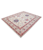 Ziegler 8'0'' X 10'0'' Hand-Knotted Wool Rug 8'0'' x 10'0'' (240 X 300) / Ivory / Red