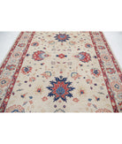 Ziegler 8'0'' X 10'0'' Hand-Knotted Wool Rug 8'0'' x 10'0'' (240 X 300) / Ivory / Red