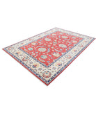 Ziegler 6'4'' X 9'4'' Hand-Knotted Wool Rug 6'4'' x 9'4'' (190 X 280) / Red / Ivory