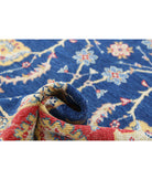 Ziegler 6'2'' X 9'2'' Hand-Knotted Wool Rug 6'2'' x 9'2'' (185 X 275) / Blue / Red