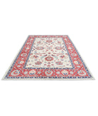 Ziegler 6'8'' X 10'5'' Hand-Knotted Wool Rug 6'8'' x 10'5'' (200 X 313) / Ivory / Red