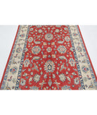 Ziegler 4'9'' X 6'9'' Hand-Knotted Wool Rug 4'9'' x 6'9'' (143 X 203) / Red / Ivory