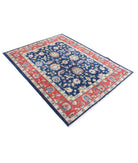 Ziegler 4'10'' X 6'4'' Hand-Knotted Wool Rug 4'10'' x 6'4'' (145 X 190) / Blue / Red