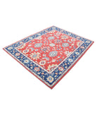 Ziegler 5'2'' X 6'6'' Hand-Knotted Wool Rug 5'2'' x 6'6'' (155 X 195) / Red / Blue