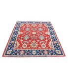 Ziegler 5'2'' X 6'6'' Hand-Knotted Wool Rug 5'2'' x 6'6'' (155 X 195) / Red / Blue