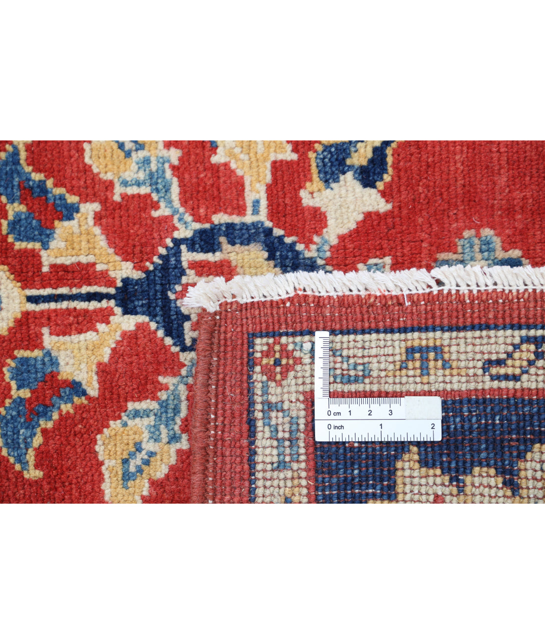 Ziegler 5'2'' X 6'6'' Hand-Knotted Wool Rug 5'2'' x 6'6'' (155 X 195) / Red / Blue