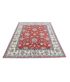 Ziegler 4'9'' X 6'8'' Hand-Knotted Wool Rug 4'9'' x 6'8'' (143 X 200) / Red / Ivory