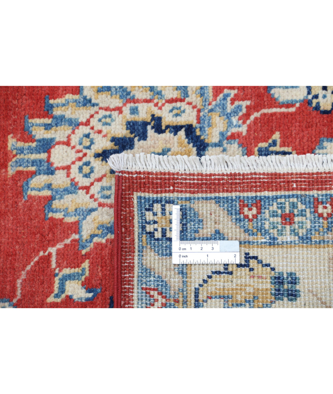 Ziegler 4'9'' X 6'8'' Hand-Knotted Wool Rug 4'9'' x 6'8'' (143 X 200) / Red / Ivory