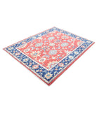 Ziegler 5'0'' X 6'5'' Hand-Knotted Wool Rug 5'0'' x 6'5'' (150 X 193) / Red / Blue