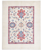 Ziegler 5'1'' X 6'9'' Hand-Knotted Wool Rug 5'1'' x 6'9'' (153 X 203) / Ivory / Red