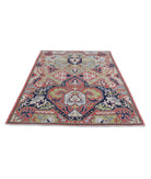 Ziegler 5'2'' X 6'11'' Hand-Knotted Wool Rug 5'2'' x 6'11'' (155 X 208) / Red / Blue