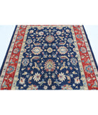 Ziegler 5'0'' X 6'4'' Hand-Knotted Wool Rug 5'0'' x 6'4'' (150 X 190) / Blue / Red