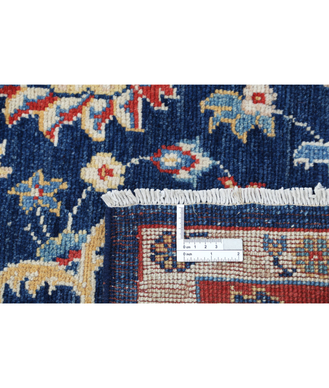 Ziegler 5'0'' X 6'4'' Hand-Knotted Wool Rug 5'0'' x 6'4'' (150 X 190) / Blue / Red