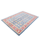 Ziegler 5'1'' X 7'3'' Hand-Knotted Wool Rug 5'1'' x 7'3'' (153 X 218) / Blue / Red