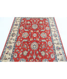 Ziegler 4'8'' X 6'10'' Hand-Knotted Wool Rug 4'8'' x 6'10'' (140 X 205) / Red / Ivory