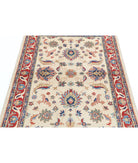 Ziegler 4'2'' X 5'6'' Hand-Knotted Wool Rug 4'2'' x 5'6'' (125 X 165) / Ivory / Red