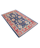 Ziegler 3'11'' X 6'6'' Hand-Knotted Wool Rug 3'11'' x 6'6'' (118 X 195) / Blue / Red