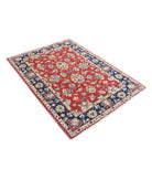 Ziegler 4'1'' X 5'8'' Hand-Knotted Wool Rug 4'1'' x 5'8'' (123 X 170) / Red / Blue