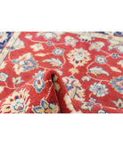 Ziegler 4'1'' X 5'8'' Hand-Knotted Wool Rug 4'1'' x 5'8'' (123 X 170) / Red / Blue