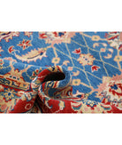 Ziegler 4'2'' X 5'10'' Hand-Knotted Wool Rug 4'2'' x 5'10'' (125 X 175) / Blue / Red